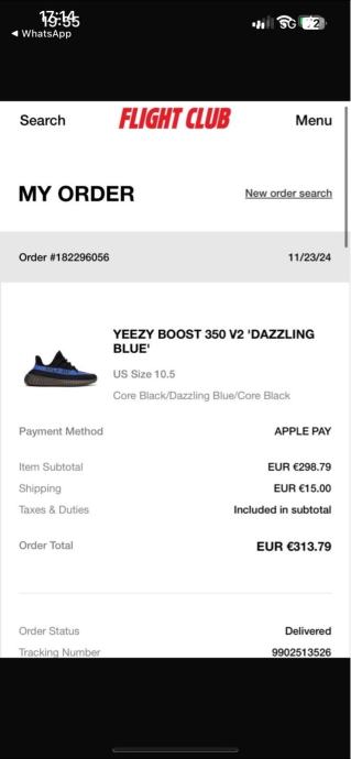 YEEZY BOOST 350 V2 'DAZZLING BLUE'