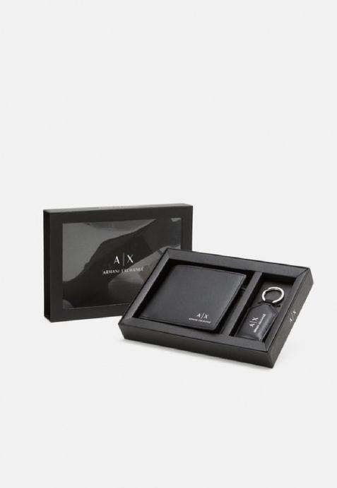 Armani Exchange gift set novčanik + privjesak