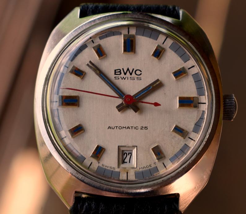 BWC automatic iz 1960ih,datum na 6h,ETA 2783 sa 25 rubina