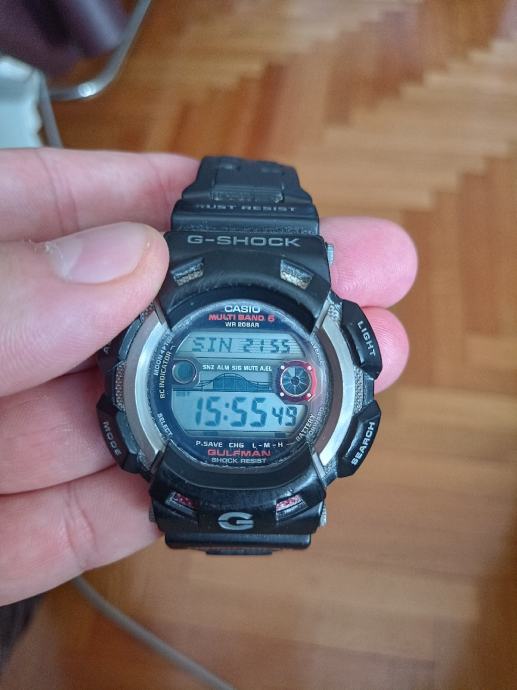 Casio Gshock Gulfman titanium tough solar