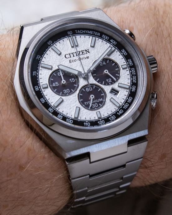 Citizen Zenshin Forza titanium chronograph