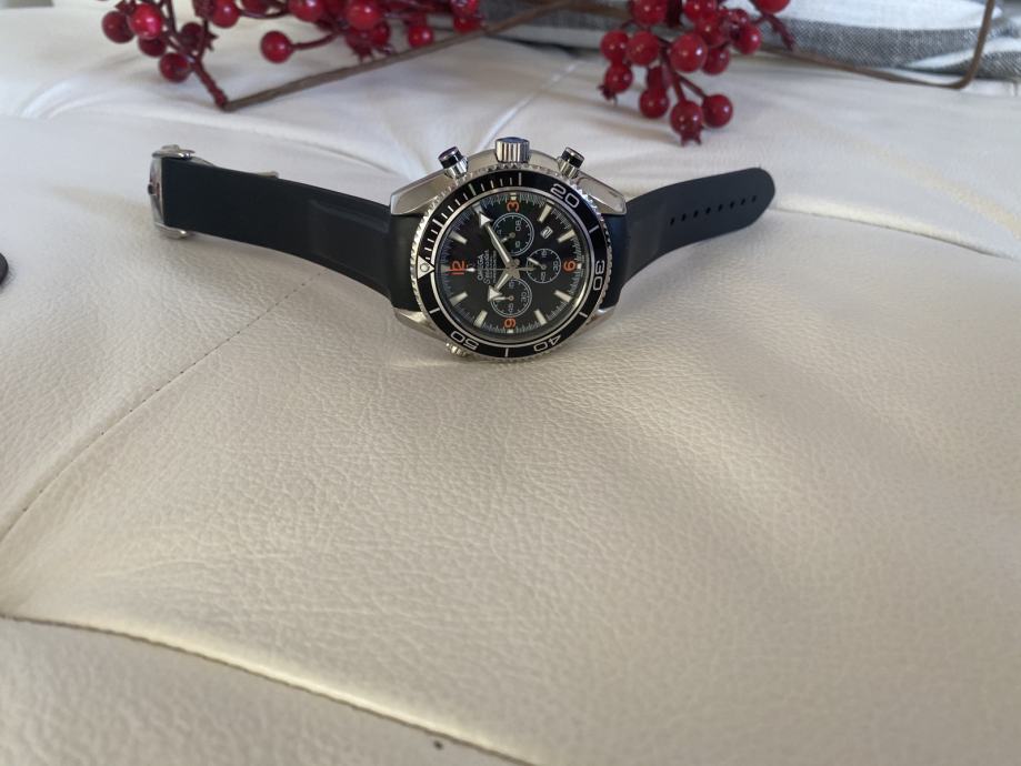 Omega Seamaster Planet Ocean Chronograph Black Rubber