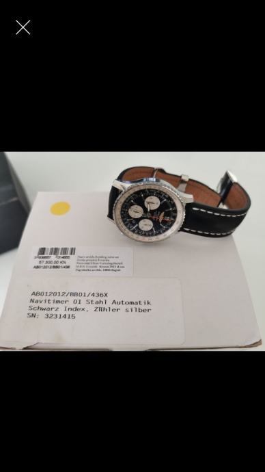 Prodajem breitling navitimer sat 43 kao nov full set