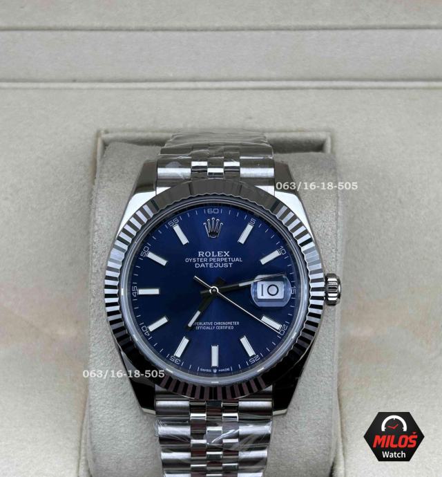 Rolex Datejust 41mm Jubilee Blue Dial CLEAN