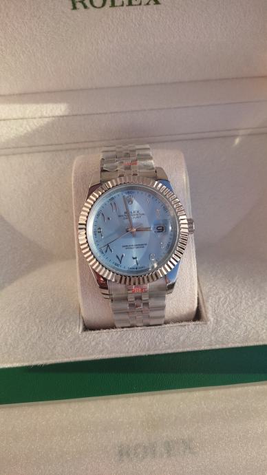 Rolex Datejust Blue Arabic dial