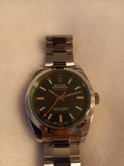 Rolex Milgauss 116400gv Black Dial