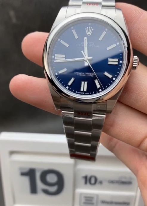 #Rolex #OysterPerpetual
EWF Oyster Perpetual Blue Dial 41mm 904L