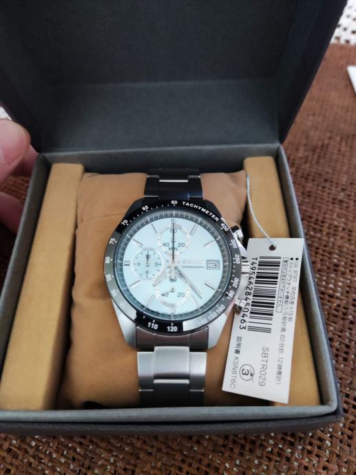 Seiko chronograph ice blue