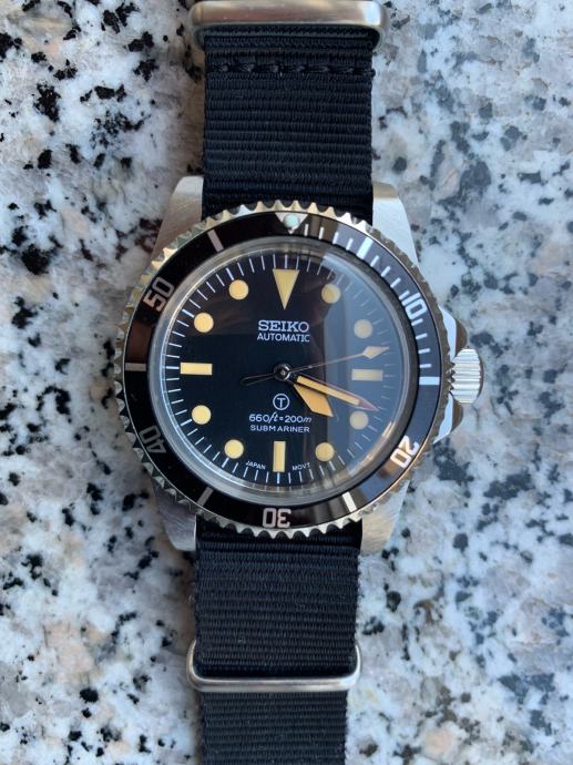 Seiko MIL SUB James Bond mod