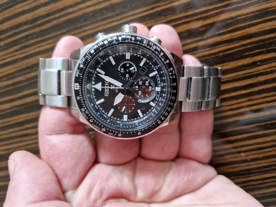 Seiko prospex solar chronograph w/r 10bar