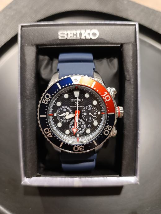 Seiko Prospex SSC663P1 Solar Chronograph Pepsi