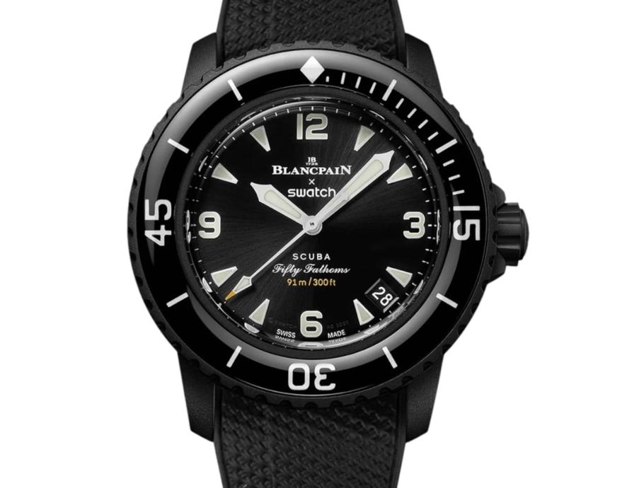 SWATCH x BLANCPAIN FIFTHY FATHOMS -42.3 mm/ R1, RATE!!