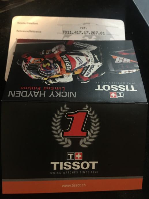 Tissot T Race Nicky Hayden Limited Edition Kao Nov