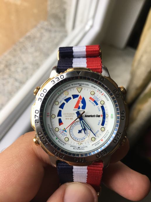 Vintage Citizen America's Cup Yacht Race timer Chronograph