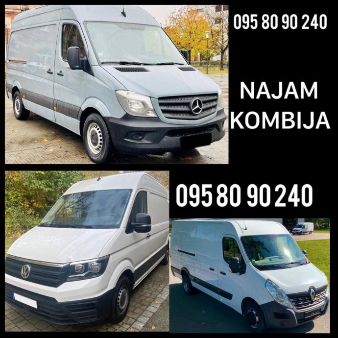 NAJAM KOMBI VOZILA ZAGREB, RENT A KOMBI ZAGREB, NOVA VOZILA