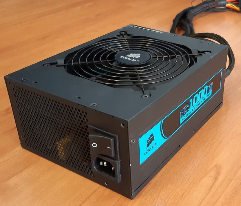 Corsair HX1000 1000 W 80+ Certified Semi-modular ATX Power Supply