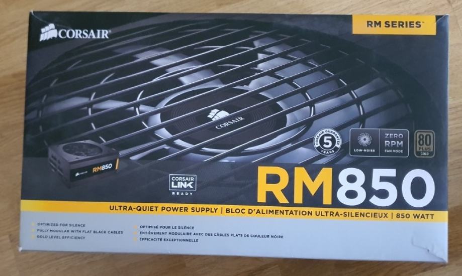 Corsair RM850 80 Plus Gold (modularno napajanje)