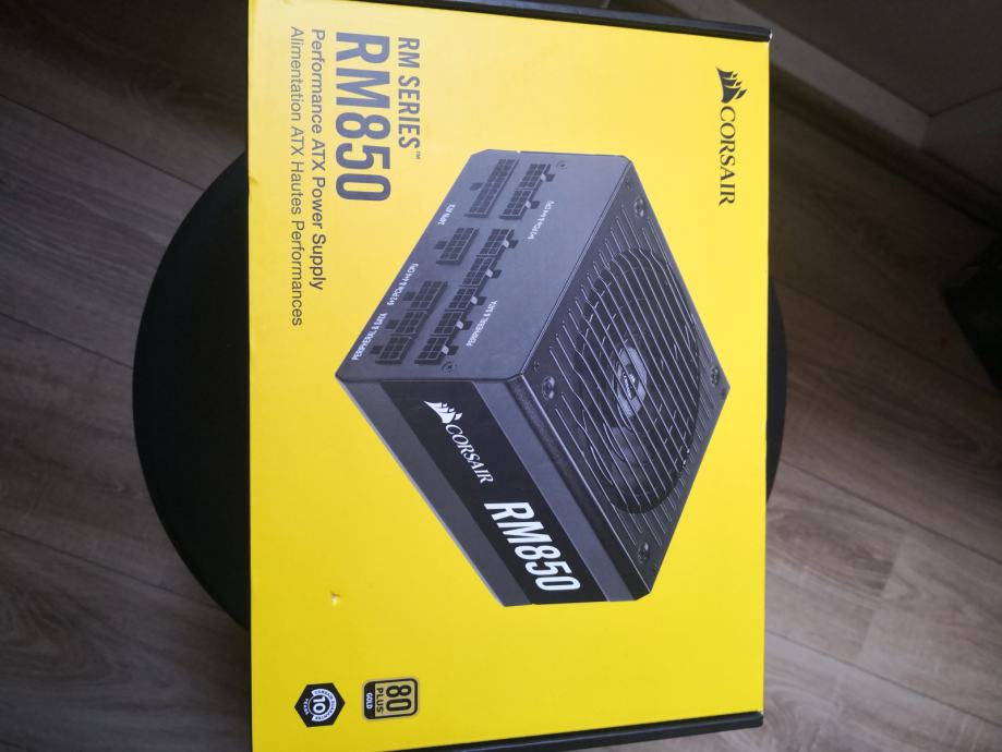 Corsair RM850 Gold, fully modular, 850W