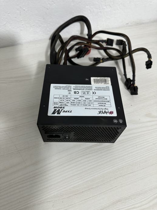 Pc napajanje Hiper 580w Type M,potpuno ispravno