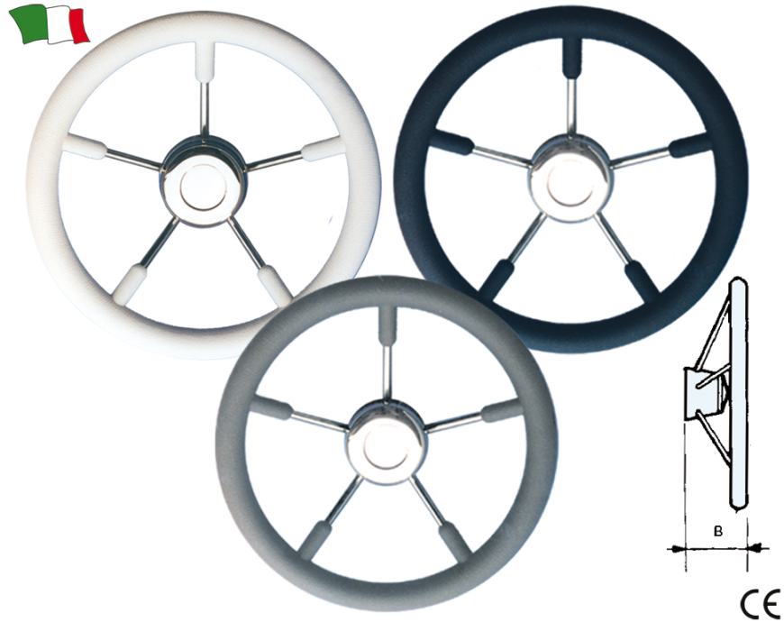 -15% Volan peterokraki sivi D280mm