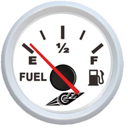 Pokazivač nivoa goriva bijeli 240/33 Ω