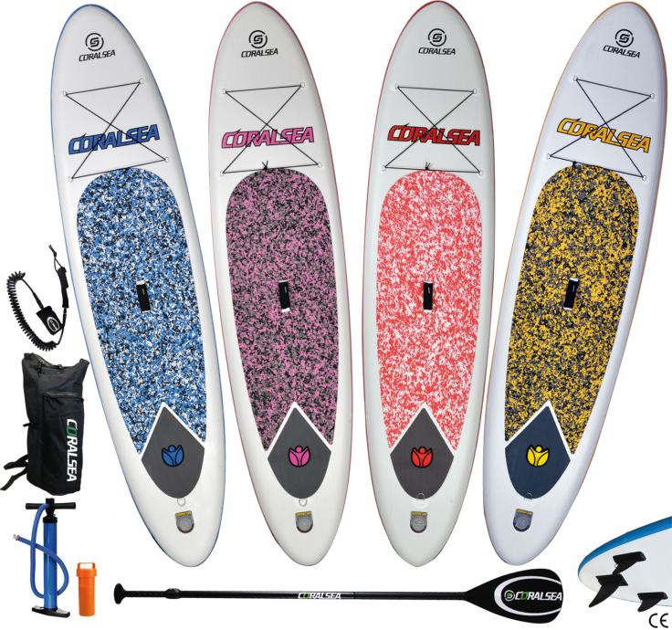 SUP CORAL SEA 10.6" - crveni