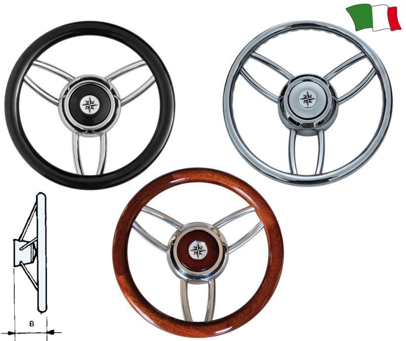 Volan 350 mm inoks – 3 kraka