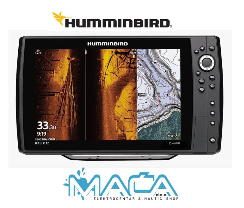 NOVO 2021! HUMMINBIRD HELIX 12 CHIRP GPS G4N - Maća Trogir