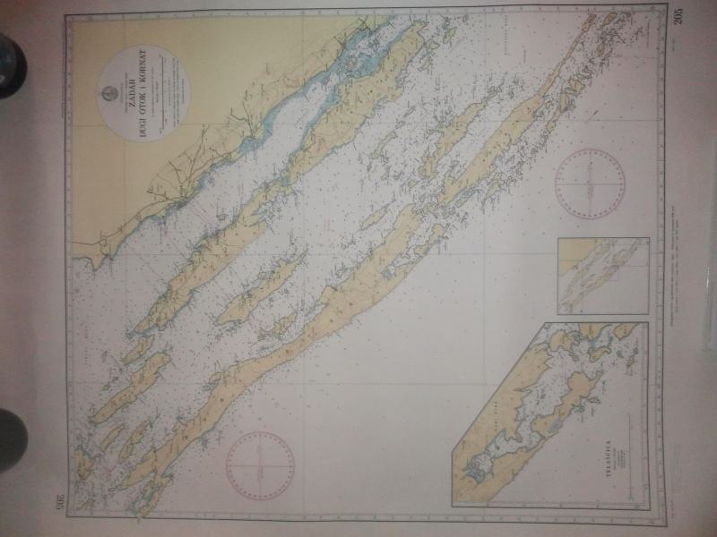 Nautičke karte Kvarner i Rijeka te Zadar i otoci