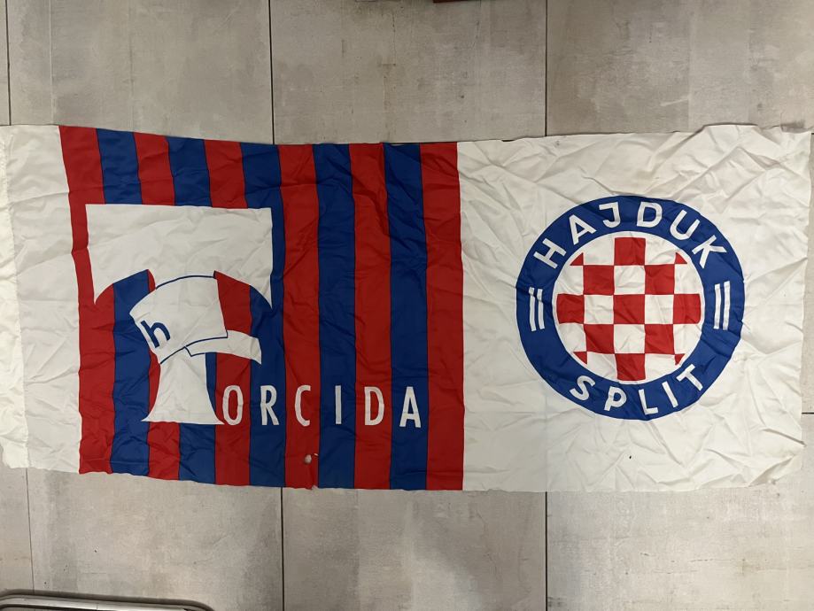 HAJDUK/TORCIDA-navijačka zastava iz 90-tih