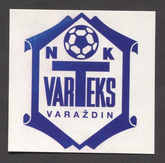 NOGOMET / FOOTBALL - NK VARTEKS Varaždin, samoljepljiva naljepnica