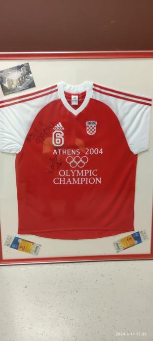 Original potpisani dres Lackovića- olimpijske igre Atena 2004