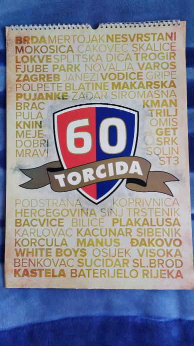 Torcida Split kalendar 2011 60 godina