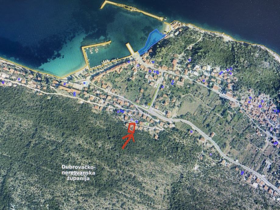 Atraktivno Građevinsko zemljište, Trpanj, 525 m2