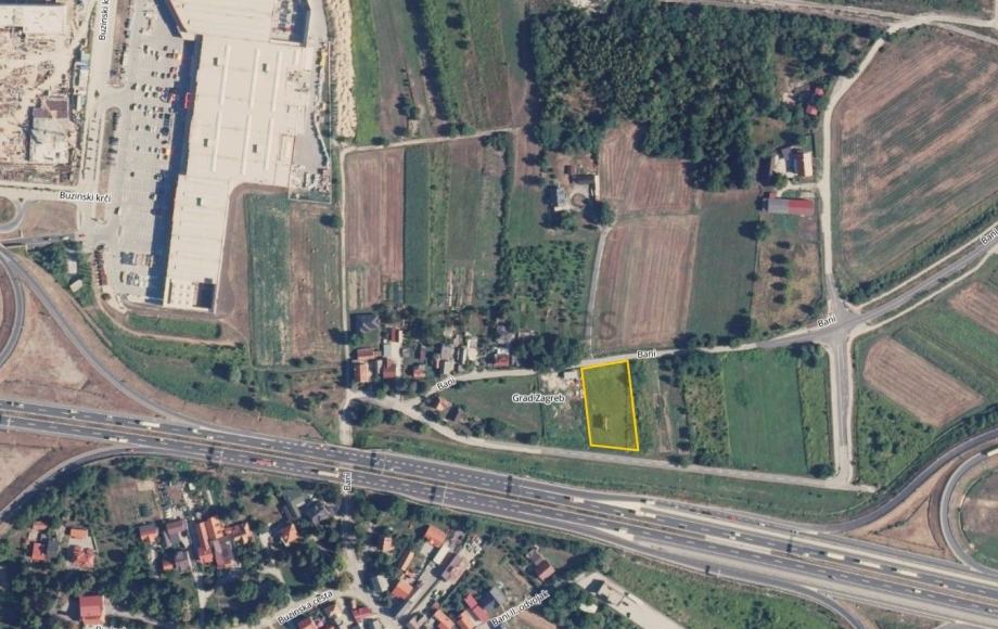 BUZIN - ZEMLJIŠTE OD 2.534 m2 U K1 ZONI, UZ AUTOPUT, IZA  BAUHAUS-a