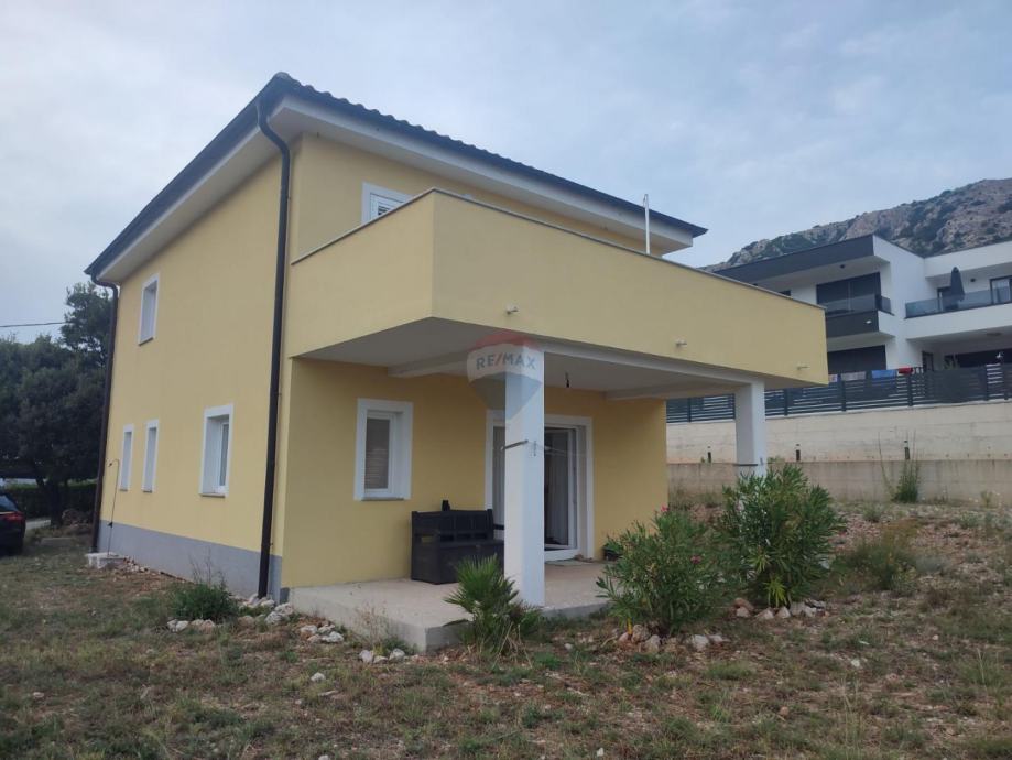 Draga Bašćanska - nova, samostojeća kuća 130m2 (prodaja)