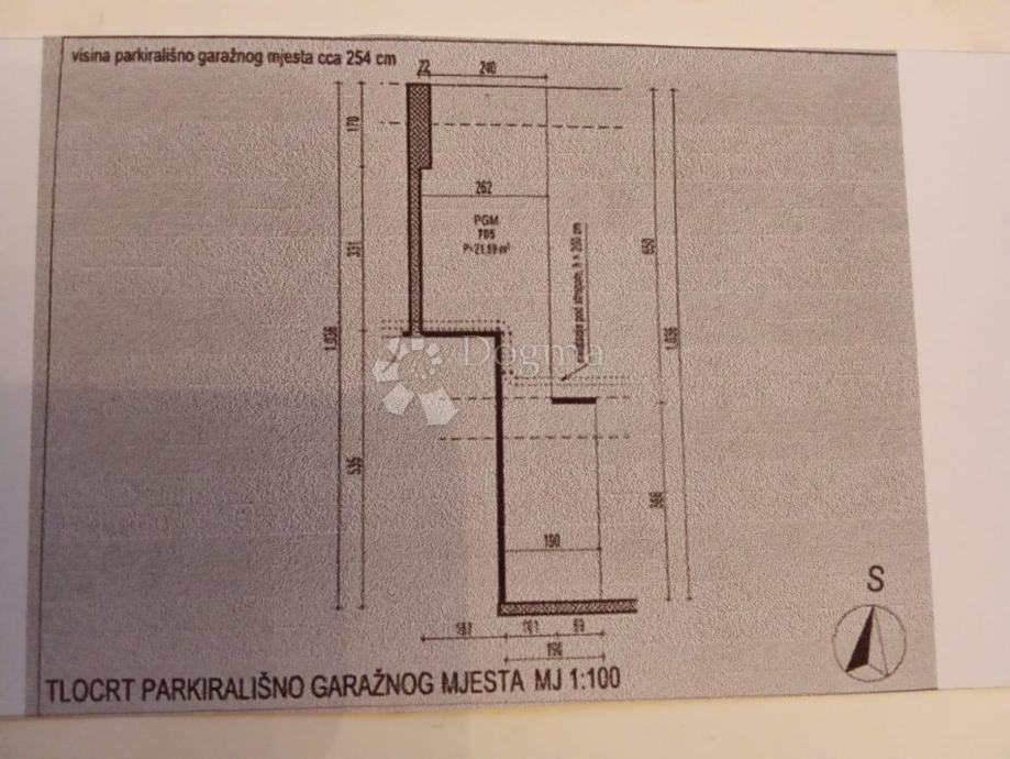 GARAŽA/SPREMIŠTE/SKLADIŠTE U BLIZINI HEINZELOVE - 21,59 m2 (prodaja)