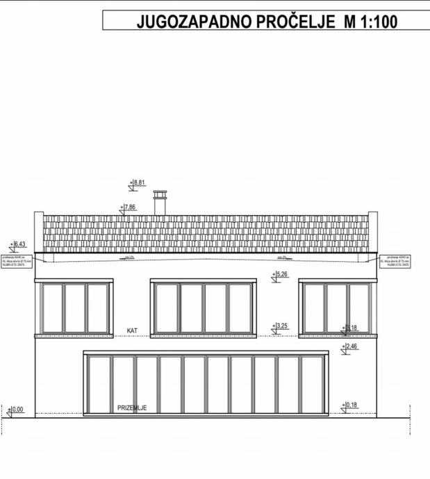 GRAĐ. ZEMLJIŠTE (HVAR, ZARAĆE), S PROJEKTOM I DOZVOLOM