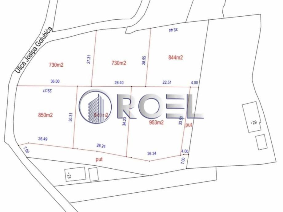 Građevinsko zemljište: Brdovec, Šenkovec, 730 m² – 953 m²