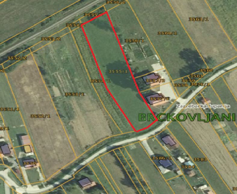 ZEMLJIŠTE 3690M2- BRCKOVLJANI-PRIKRAJ, STAMBENO- POSLOVNO