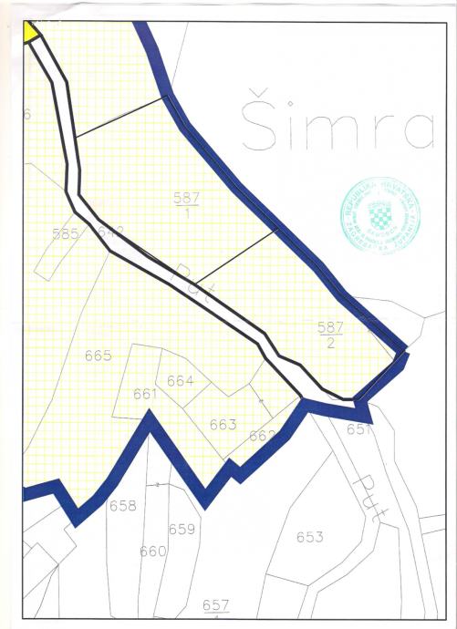 Građevinsko zemljište,Žumberak, Šimraki, 3550 m2-zamjena