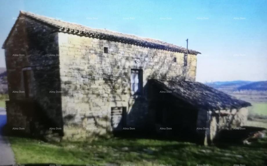 Kamena kuća Prodaja kamene istarske kuće sa zemljištem, Cerovlje! (prodaja)