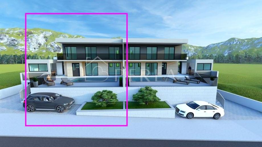 MASLENICA - duplex kuća s bazenom te predivnim pogledom na more!! (prodaja)