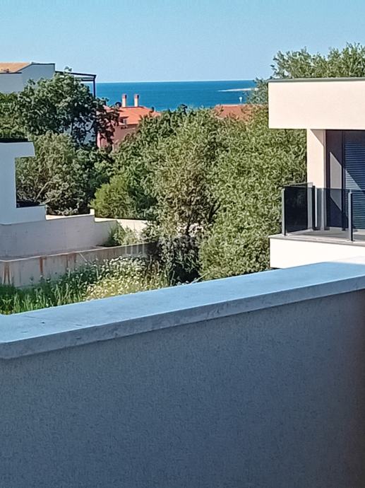 Medulin, apartman novogradnja pogled na more, do plaže 300 m.