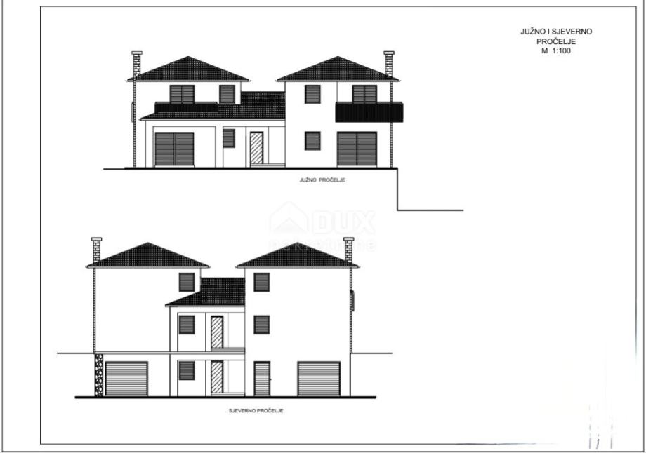 MUČIĆI - TROETAŽNI STAN 213 m2 sa okućnicom 859 m2 (prodaja)