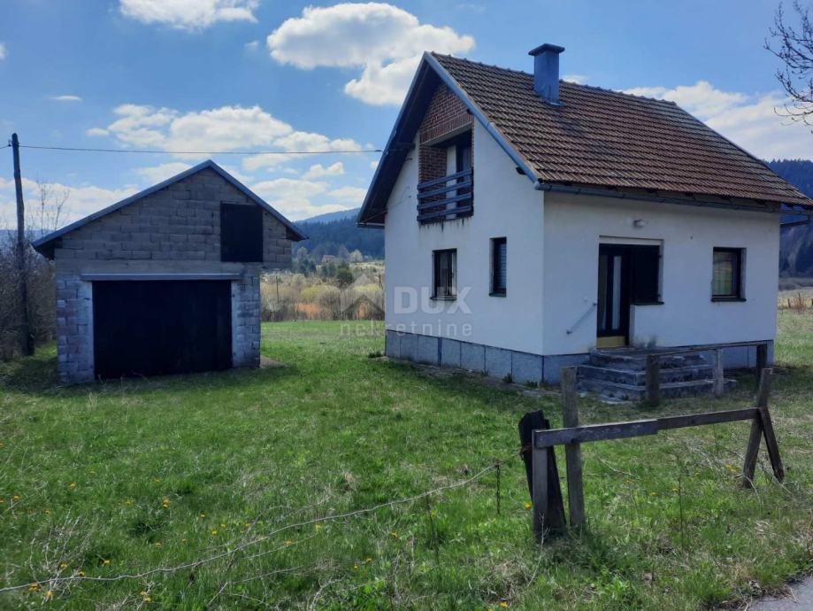 OGULIN, LIČKA JESENICA - KUĆA U PRIRODI + ZEMLJIŠTE!!! (prodaja)