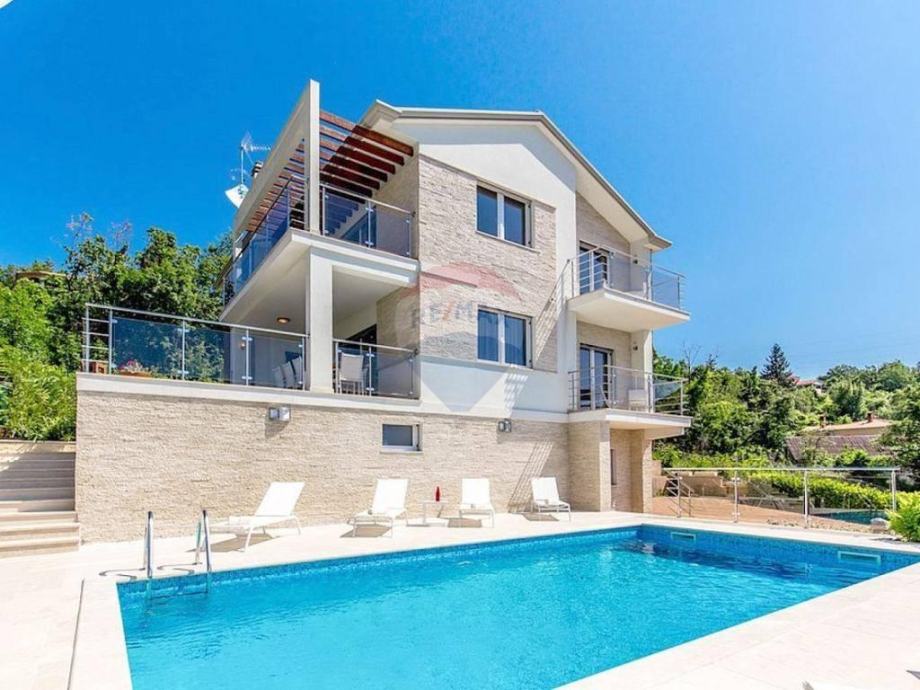 OPATIJA-IČIĆI-KUĆA NOVOGRADNJA 275 m2- POGLED (prodaja)