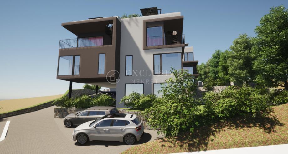 Opatija, Pavlovac -  stan 151 m2 s krovnom terasom (prodaja)