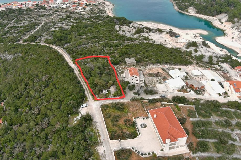 Otok Brač | Povlja | građevinsko zemljište 800m2 - 230 EUR/m2 FIKSNO!!