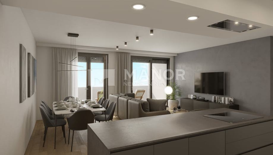 PULA, CENTAR - Smart home novogradnja, 3S+DB stan (prodaja)